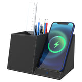 Wireless Charging Stand with Pen Holder