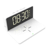 Alarm Clock with Wireless Charging Pad
